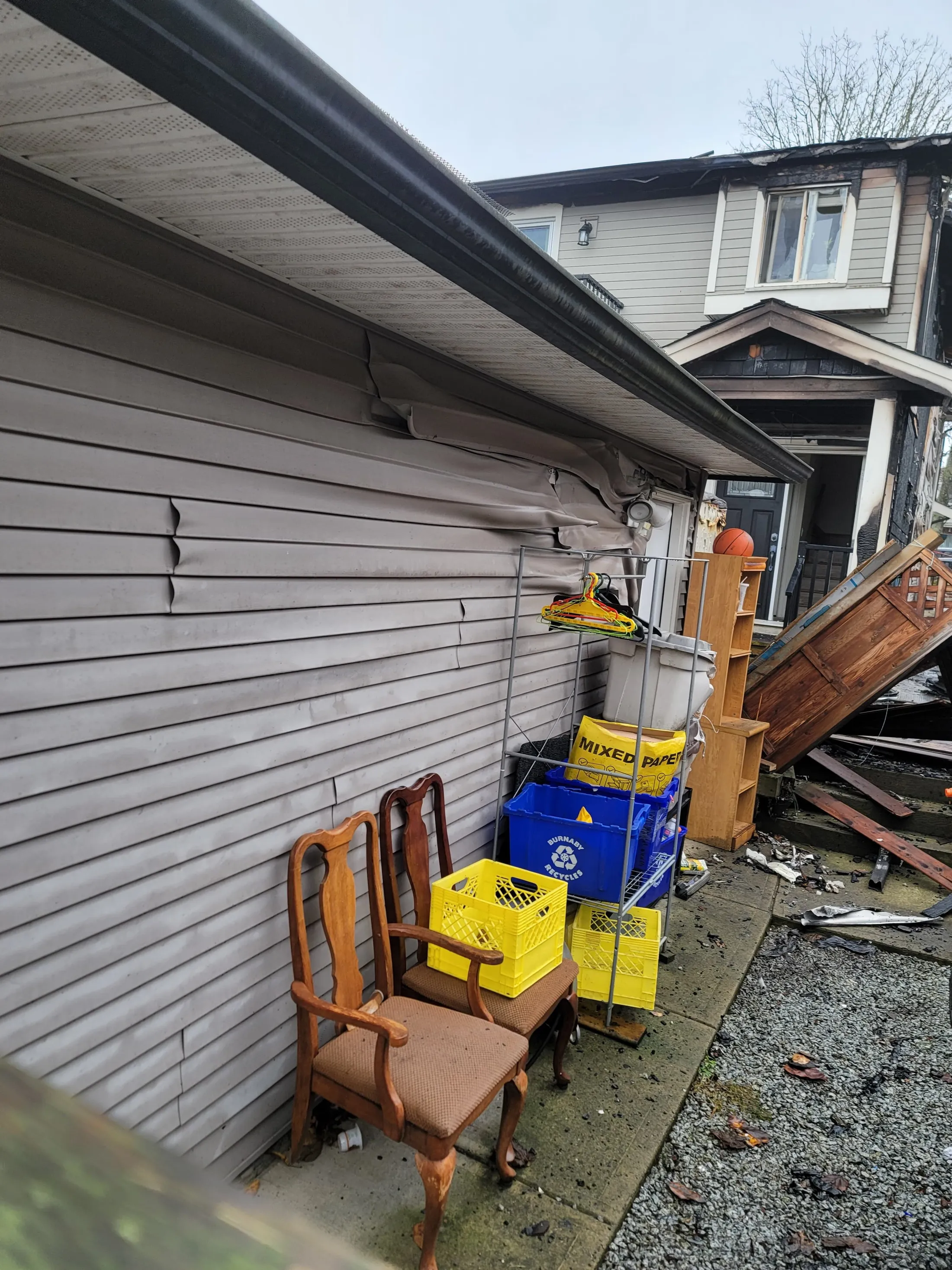 EPS fire restoration: before photograph 3